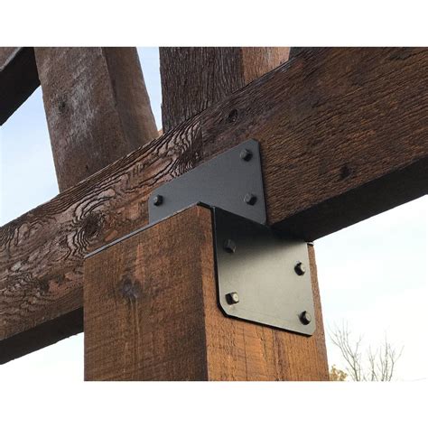 black metal beam brackets|cedar beam metal brackets.